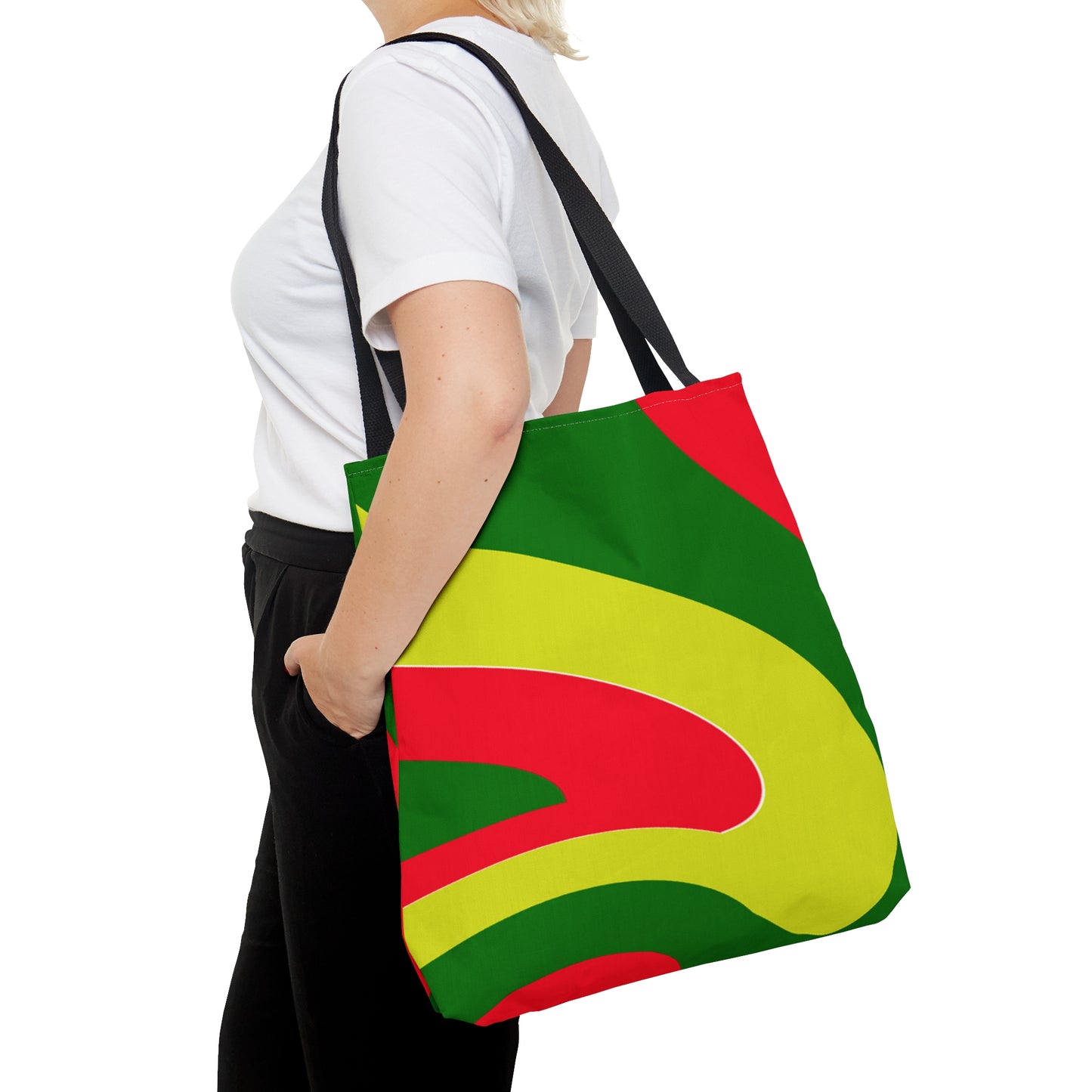 Ethiopian Flag Colors Tote Bag