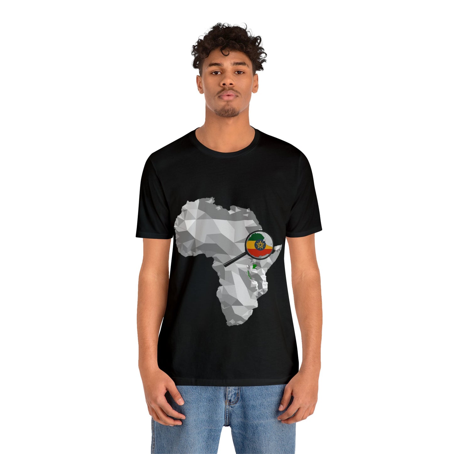 Ethiopia Highlighted African Map T-Shirt